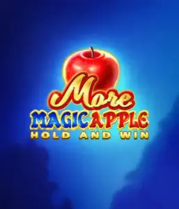 Discover the spellbinding allure of More Magic Apple Hold and Win Slot by 3 Oaks Gaming, showcasing a luminous red apple on a vivid blue background. This graphic captures the enchanting theme with a touch of mystery. Perfect for lovers of magical themes, the vibrant colors and appealing artwork make this slot stand out. 