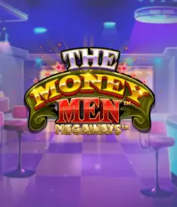 Immerse yourself the thrilling world of The Money Men Megaways slot by Pragmatic Play, showcasing a striking logo with glittering stars on a luxurious casino setting. This image portrays the energy and allure of casino gaming with its striking colors and design. Perfect for slot game lovers looking for a taste of Vegas. 