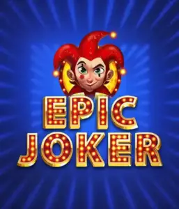 Experience the vibrant world of Epic Joker slot by Relax Gaming, showcasing a cheerful joker with a vivid hairstyle amid a dazzling blue background. This image portrays the light-hearted spirit of classic slots, great for players who enjoy a nostalgic touch, delivering a delightful gaming experience.