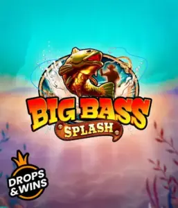 Explore the thrilling adventure of the Big Bass Splash game by Pragmatic Play, showcasing a vibrant fish jumping out of water. This graphic depicts the essence of angling with striking graphics and lively typography. Ideal for fishing enthusiasts, promising a captivating gaming experience. 