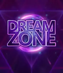 Immerse yourself in the vibrant realm of the Dream Zone game by ELK Studios, showcasing a brilliant purple and blue cosmic backdrop with the bold logo illuminated brightly. This graphic evokes a surreal atmosphere, great for fans of vibrant, abstract graphics, offering a captivating gaming experience.